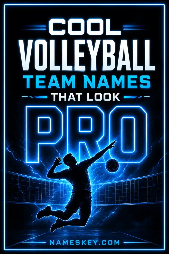 Cool volleyball team names that look pro
