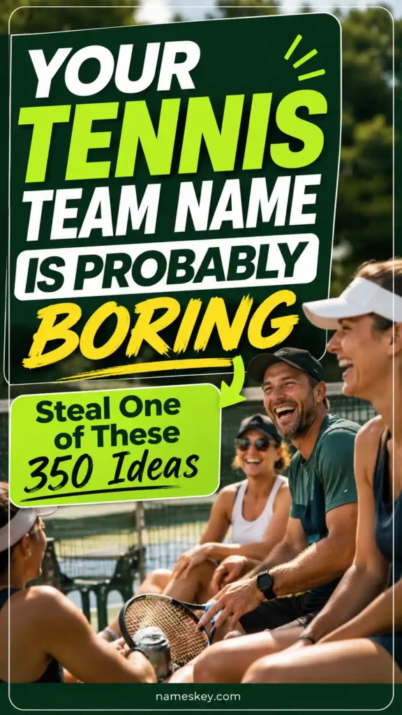 funny tennis team names to avoid boredom