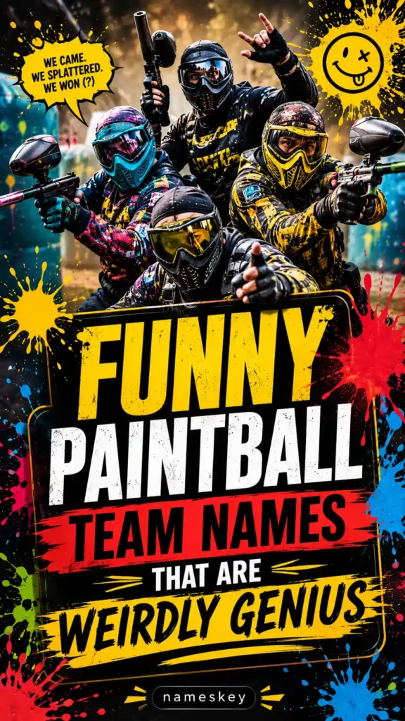 funny paintball team names