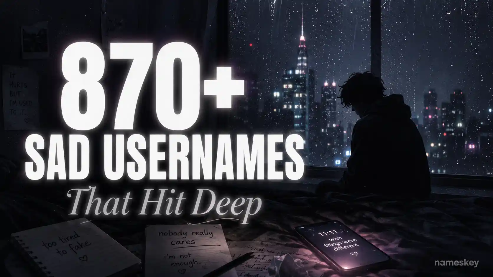 870+ sad usernames that hit deep