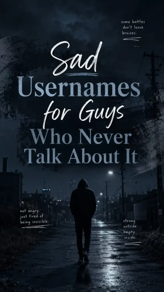 sad usernames for broken heart guys
