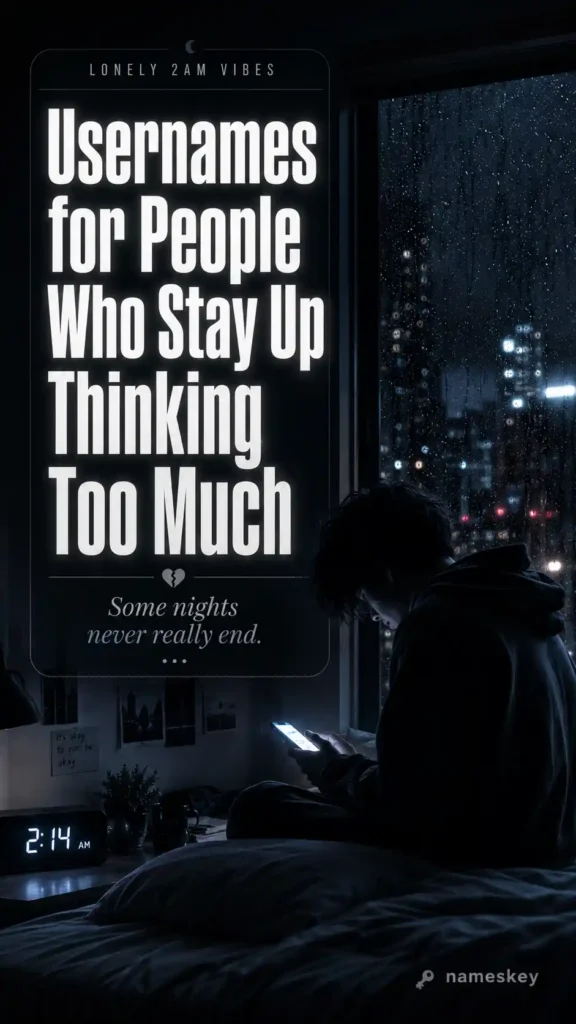 sad usernames for people who keep thinking too much