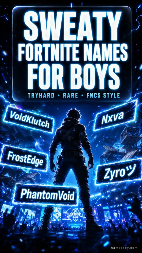 cool but still sweaty fortnite names