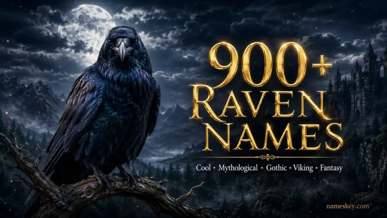 900+ raven names