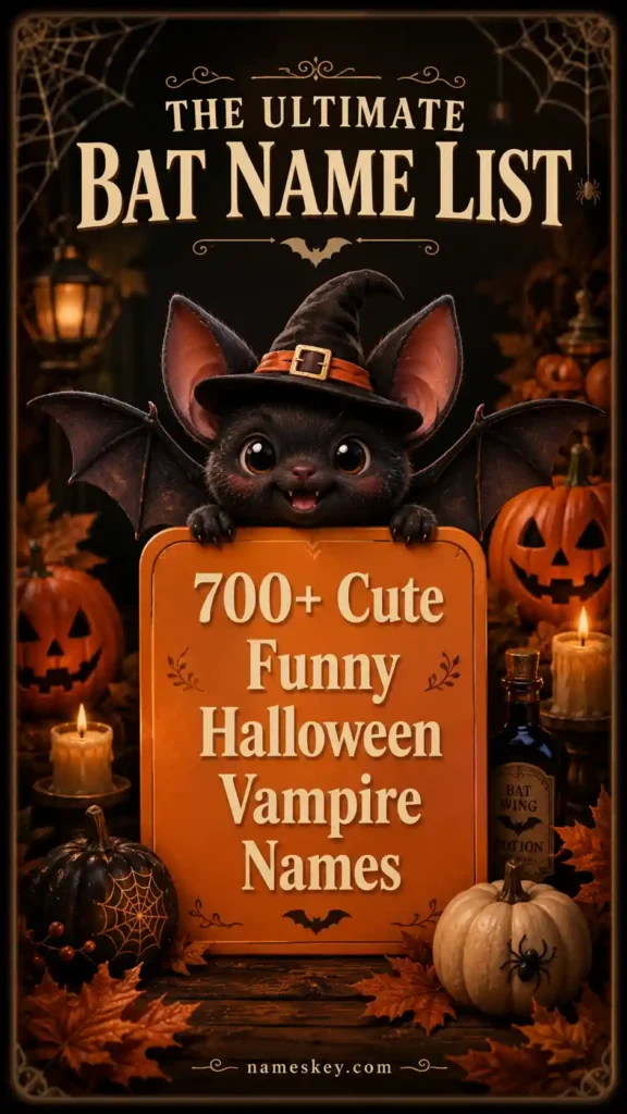 From cute and cuddly to funny and unique, explore 480+ bat names for pet bats, stuffed animals, plush toys, baby bats, and fictional bat characters. Find your favorite today!