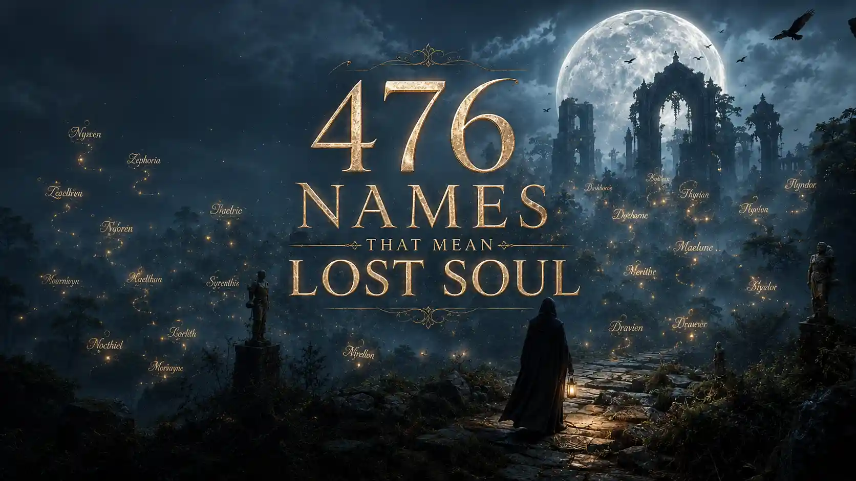 A best collection of names that mean lost. soul.