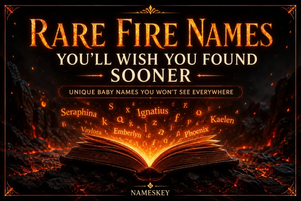 rare fire names you will wish you found sooner