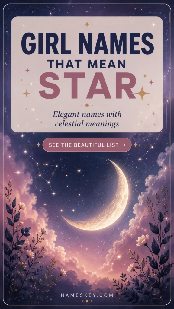 girls names that mean stars