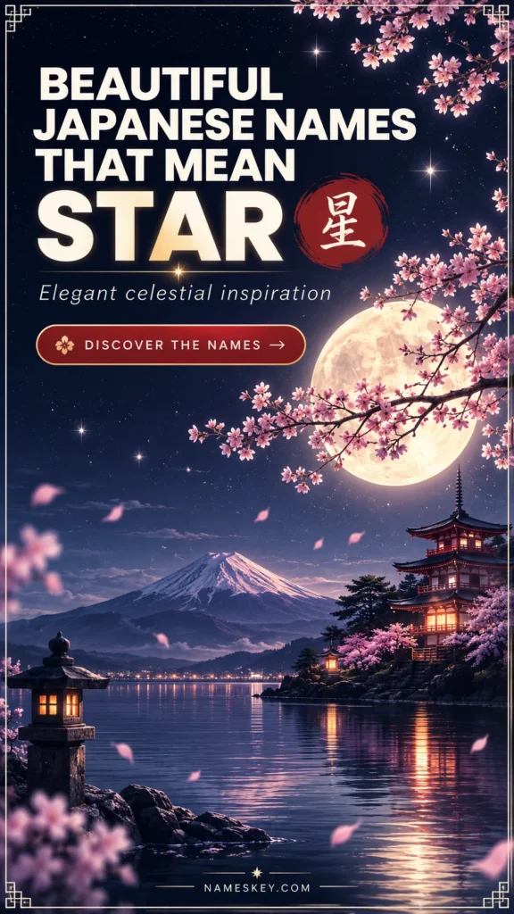 Beautiful japanese names that mean star