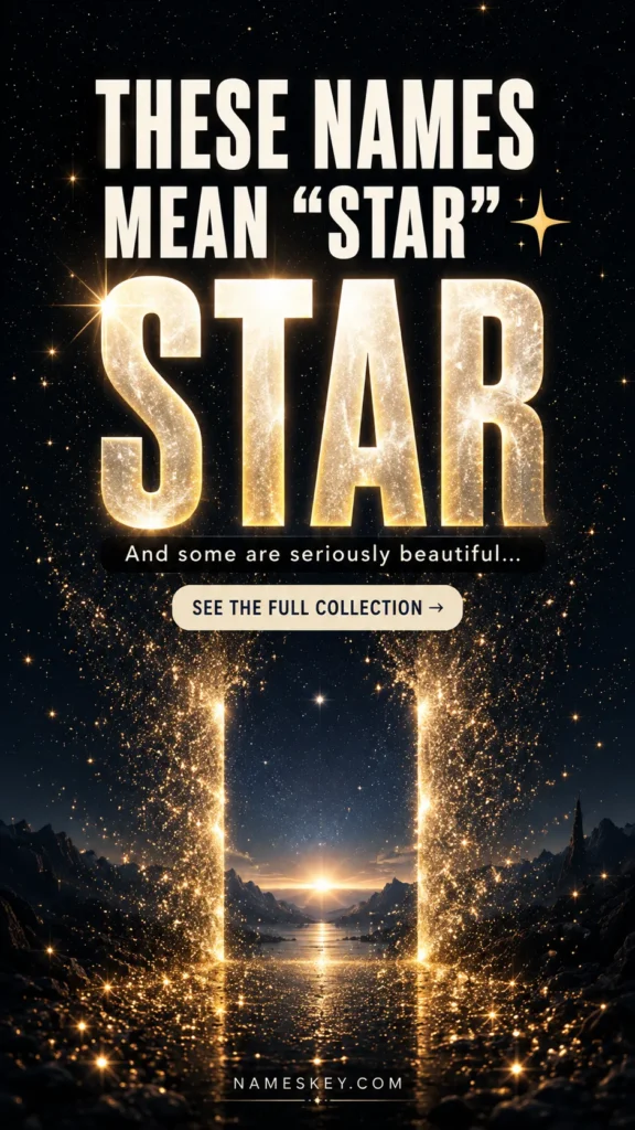 These names mean "star"