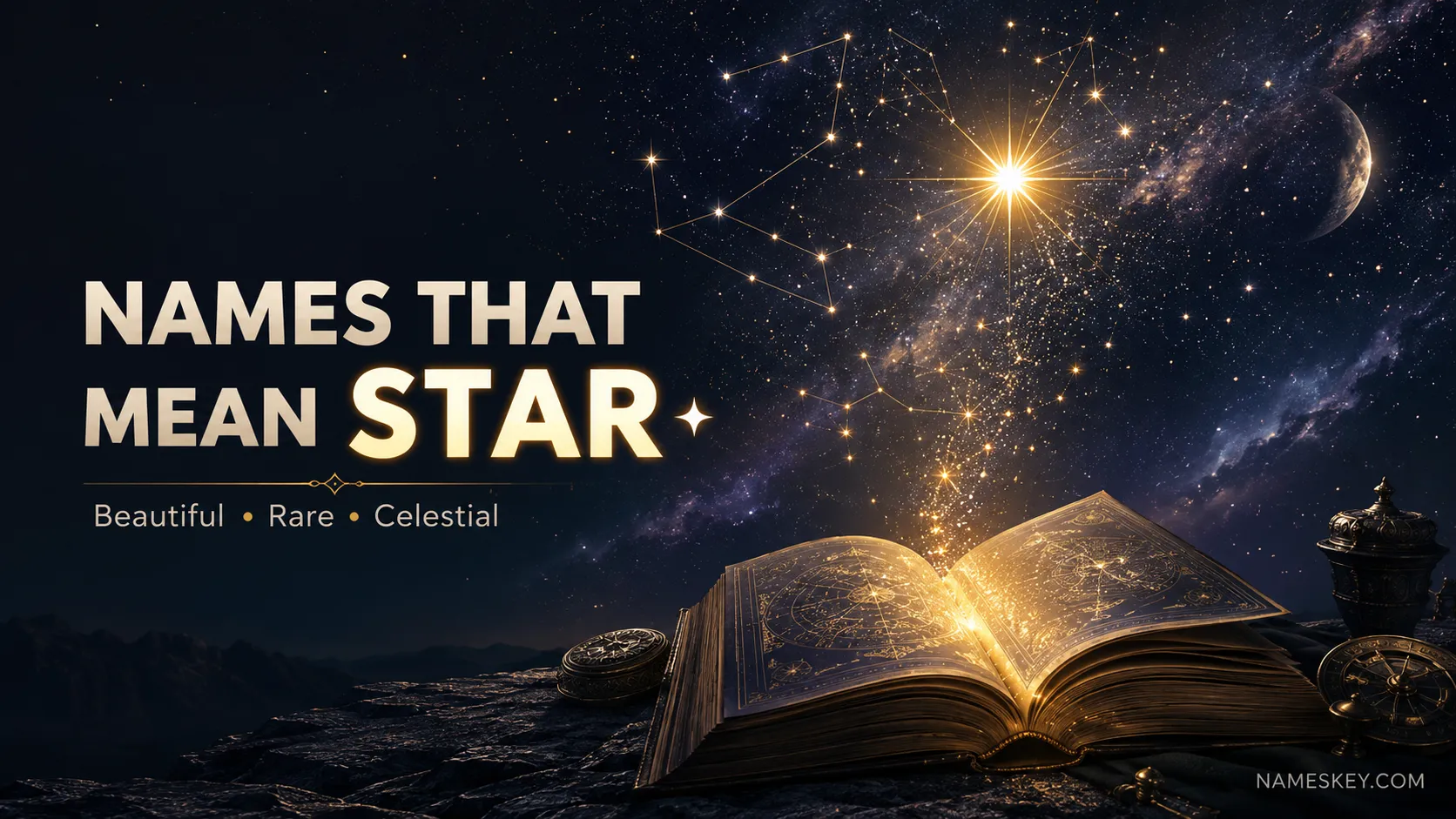 Beautiful and celestial names that mean star