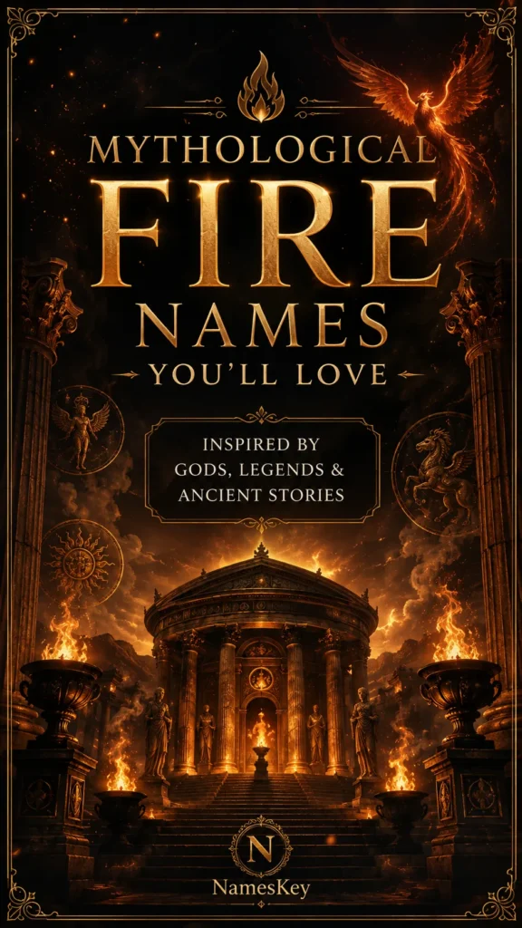 mythology inspired names that mean fire