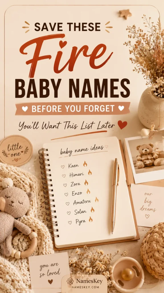 save these fire baby names before you forget
