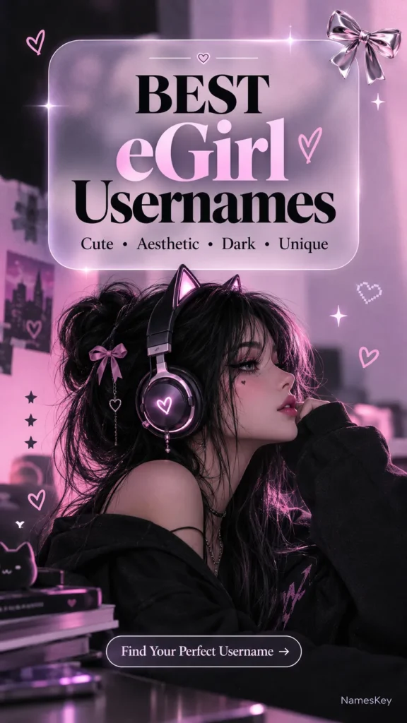 Best egirl usernames collection